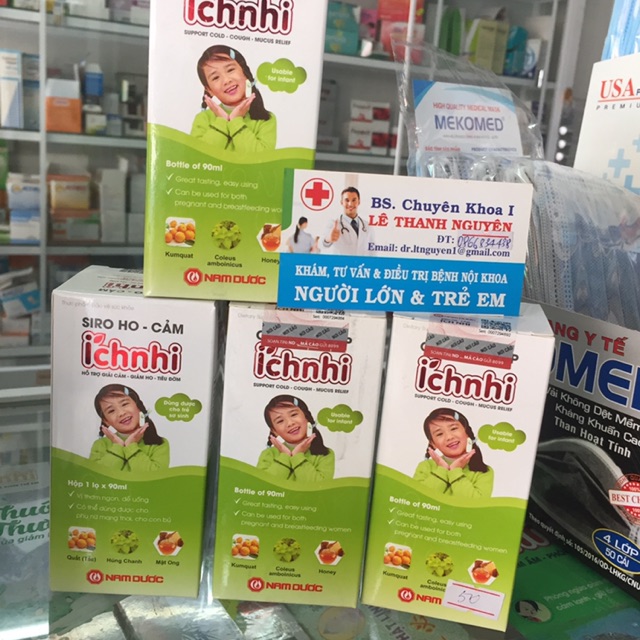 ✅✅(chính hãng) Siro ho cảm Ích Nhi