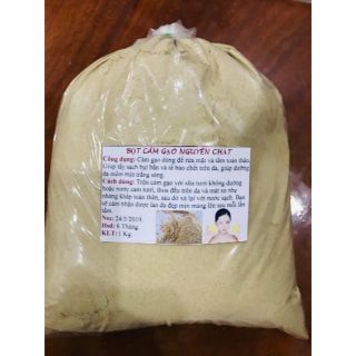 1Kg BỘT CÁM GẠO ĐỰNG BỊCH KHÔNG TEM, HANDMADE