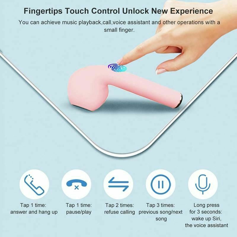 Tai nghe bluetooth không dây I12/I12S nhiều màu tùy chọn | BigBuy360 - bigbuy360.vn