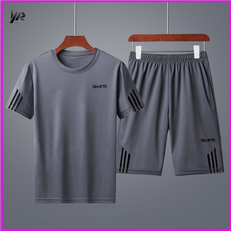 Bộ thể thao nam cao cấp chất cực mát co dãn tốt phù hợp với tất cả các hoạt động thể thao.