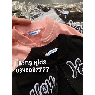 Áo Bomber Lửng Bé Gái Da Cá Mỏng Nhẹ MOR
