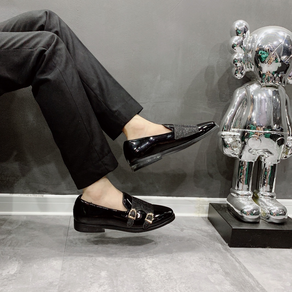 Giầy tây, giày da nam da bóng cao cấp,kiểu dáng Loafer   : 83