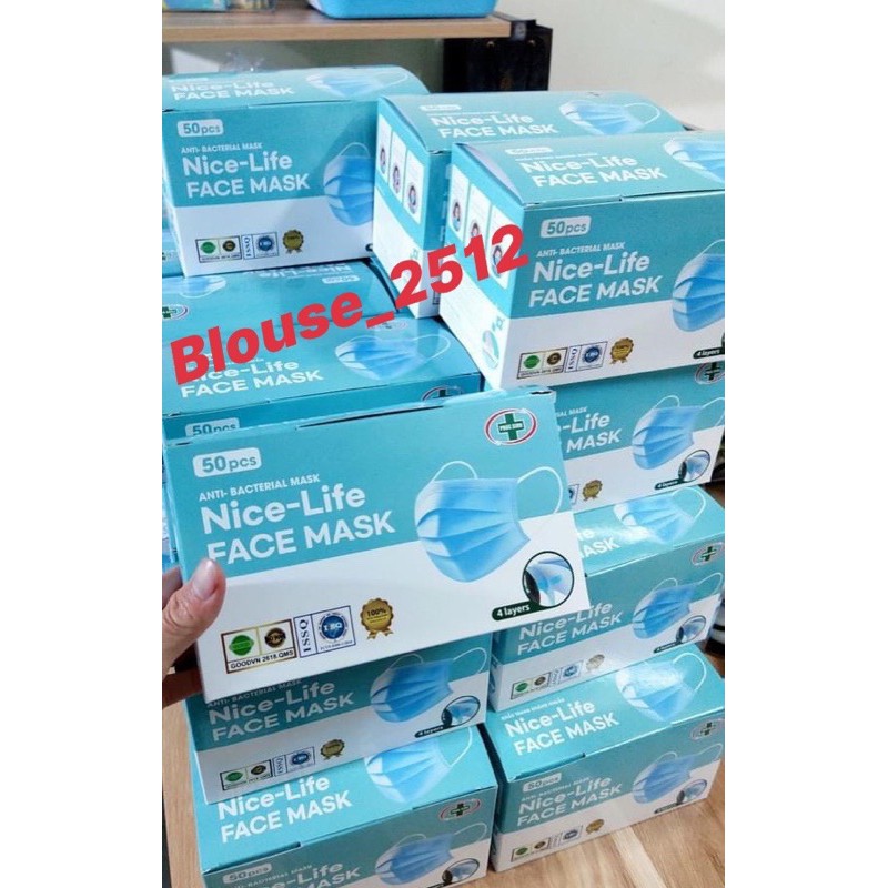 [Sỉ giá tốt] Khẩu tr Nice - Life FACE MASK 4 LỚP | BigBuy360 - bigbuy360.vn