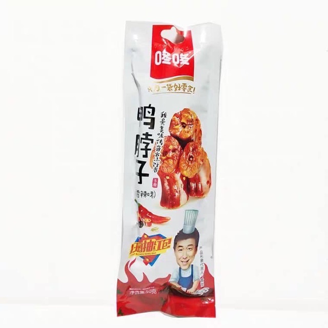 cổ Vịt dài cay gói 50g