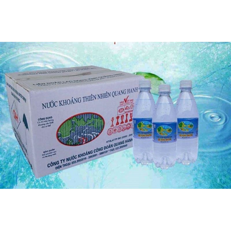 Thùng nước khoáng mặn