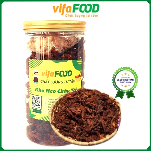 Khô heo cháy tỏi , heo cháy tỏi tăng cường hệ miễn dịch , bổ sung năng lượng ( Vifa food ) | BigBuy360 - bigbuy360.vn