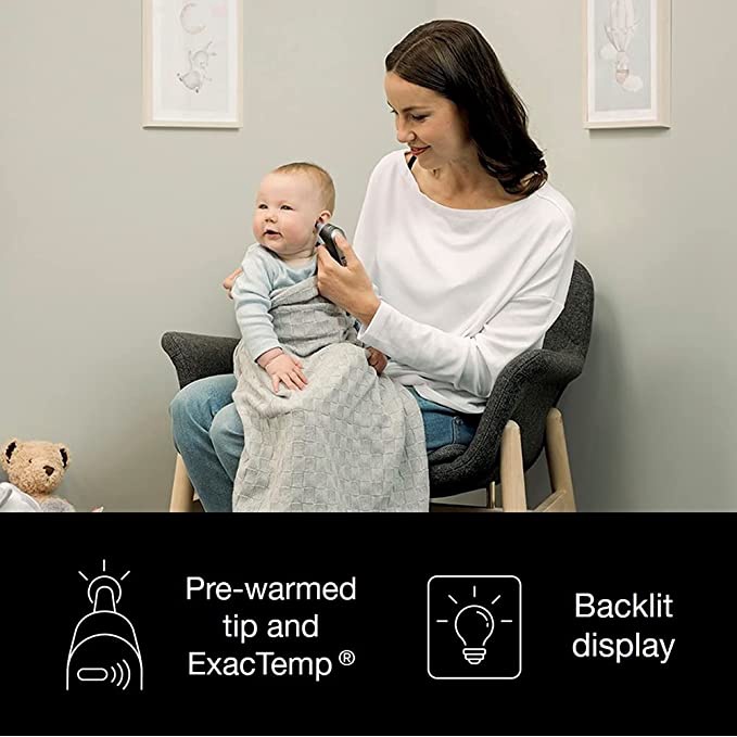 Nhiệt kế đo tai Braun ThermoScan7 IRT6520 Black