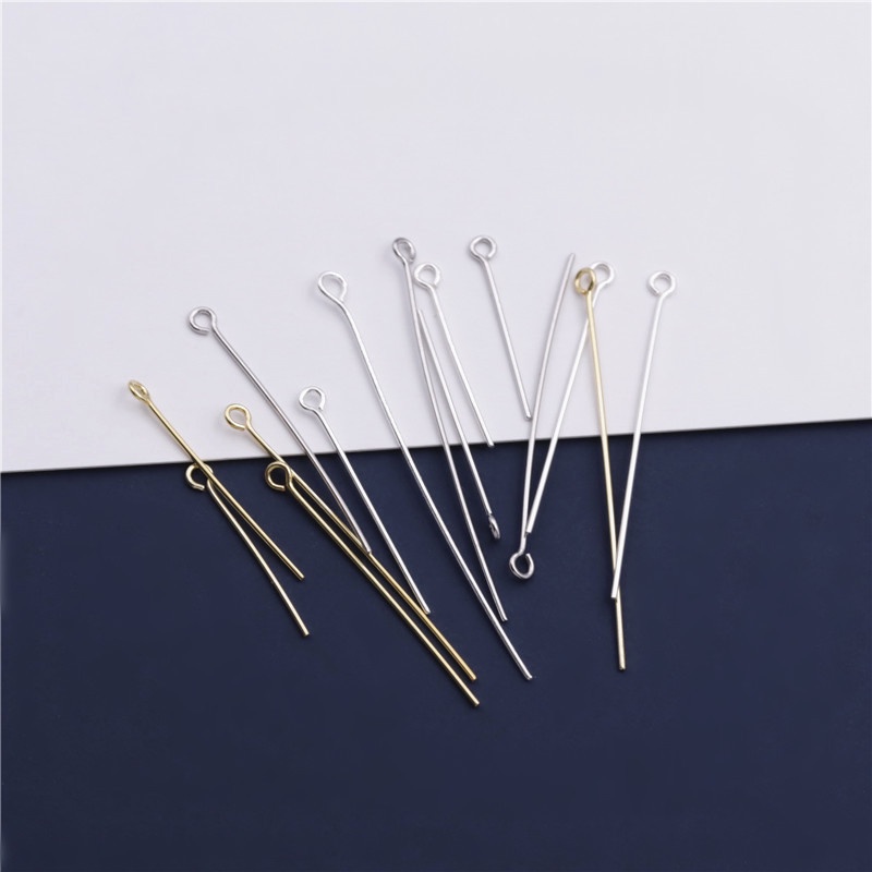 Hạt Xỏ Lỗ Tai / Vòng Tay / Trang Sức Bằng Bạc Sterling S925 Hình Chín Cánh diy 9 Kim