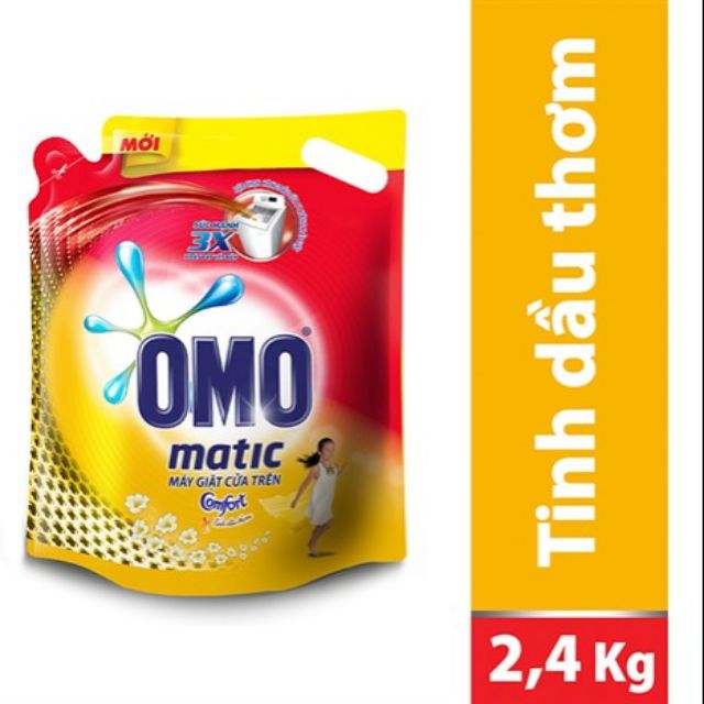 TÚI NƯỚC GIẶT OMO MATIC CỬA TRÊN 2.3kg