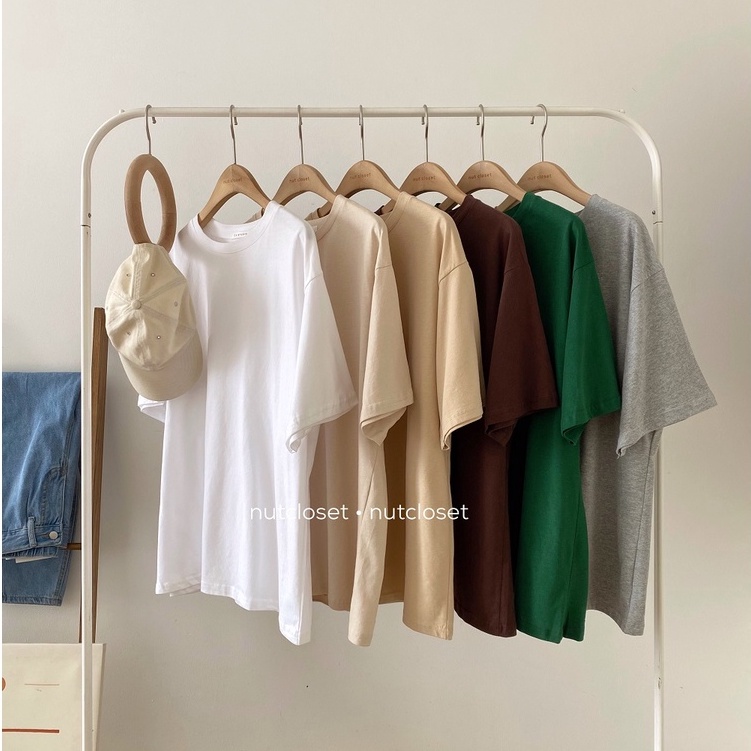 Áo phông trơn dáng oversize_A0606