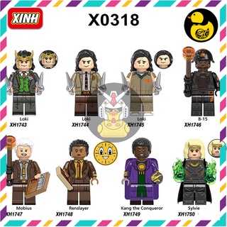 X0318 Mô Hình Marvel nhân vật Loki B-15 Mobius Renslayer Kang The Conqueror Sylvie
