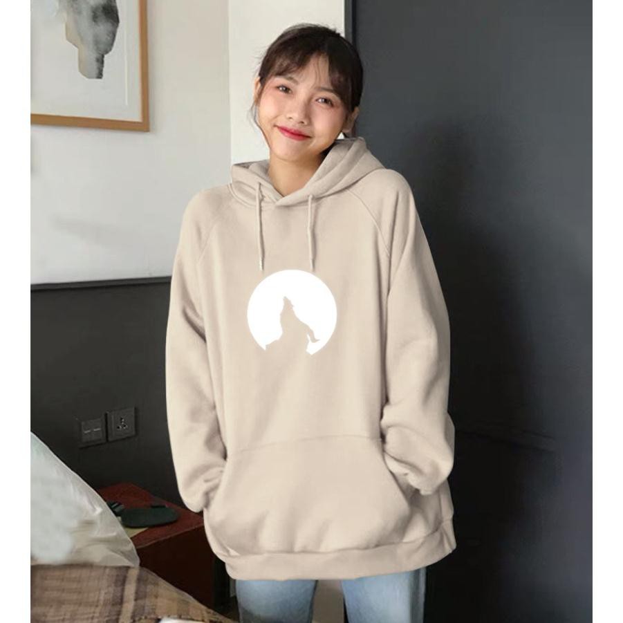 HOT  Áo Khoác Nỉ Hoodie Phản Quang Chó Pug PQ19KN