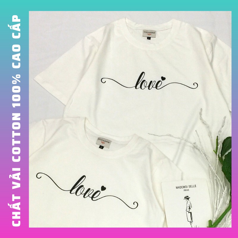 Áo đôi nam nữ tình yêu bạn thân đẹp giá rẻ ❤️COUPLE STORE❤️BST Áo cặp nam nữ mới nhất 2021 chất thun cotton 100% cao cấp