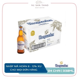 Thùng 24 chai bia Hoegaarden 330ml