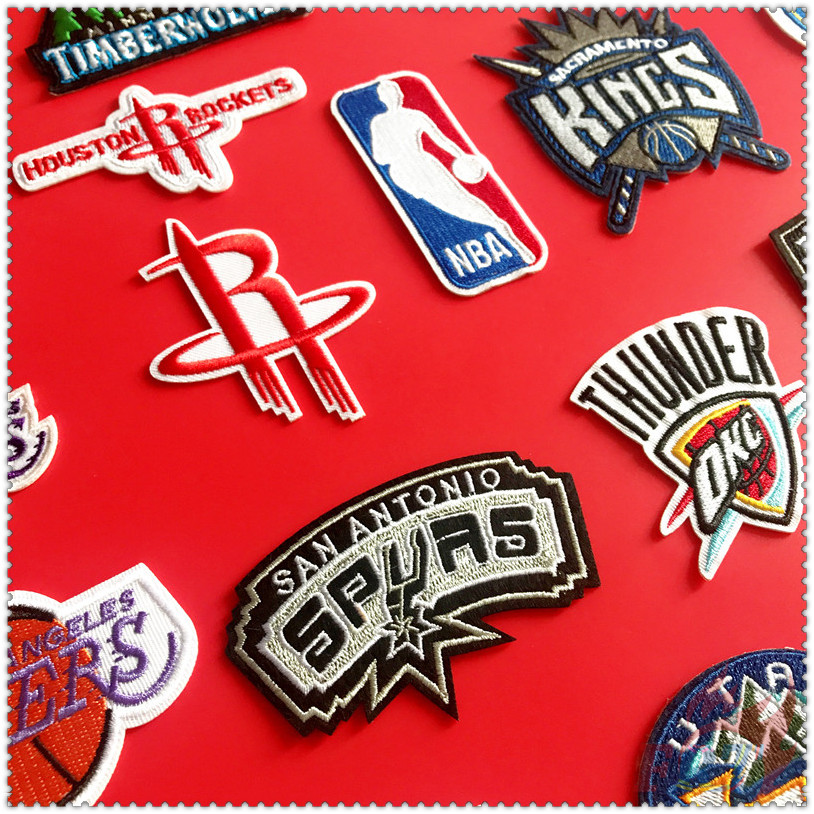 Miếng Vá Ủi Thêu Logo Đội Nba
