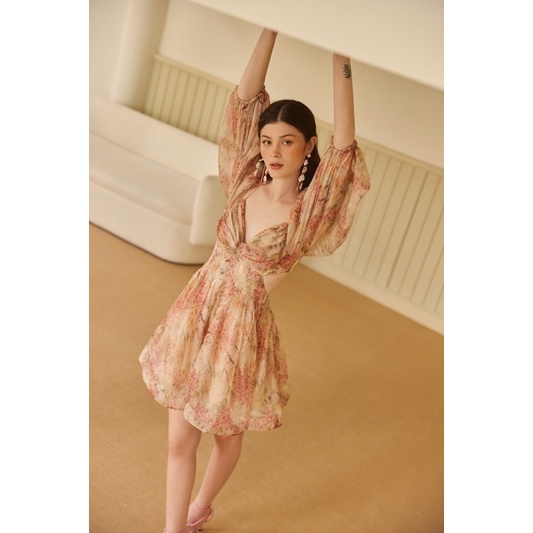 KAIA | Đầm ngắn kiểu nữ hở eo - Idalia Cut-out Dress