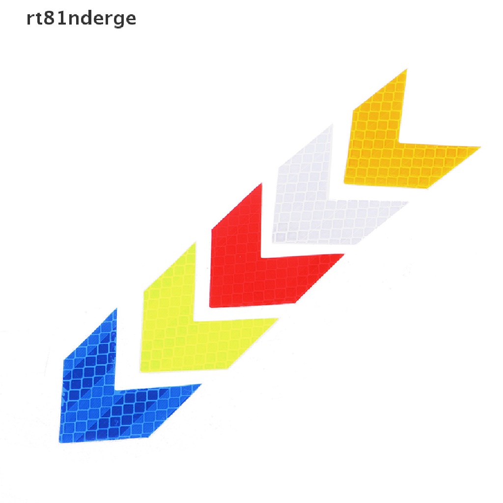 【ge】 10PCS Car Reflective Sticker Arrows Pattern Warning Car Stickers and Decals .