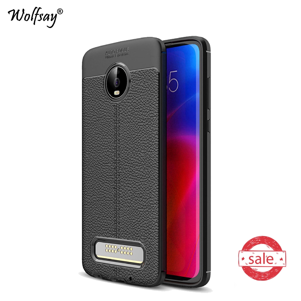 Ốp lưng điện thoại bằng cao su sang trọng dành cho Motorola Moto Z4 Play