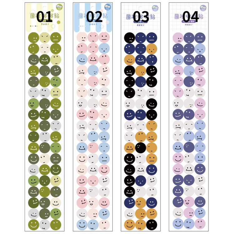 【MEET】 Mục nhập một tờ Tirado mặt tròn Bobo sáng tạo biểu tượng cảm xúc dễ thương nhãn dán chống thấm nước trang trí mô hình nhỏ nhãn dán tài khoản tay nhãn dán tài khoản tay