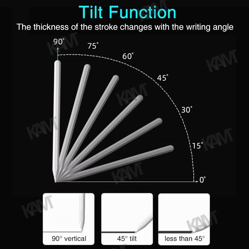 Bút Chì 13th Gen iPad Kèm Sạc Không Dây Cho Mini 6 Air 4 Air 5 2019 2020 2021 Pro 11 Pro 12.9 Stylus