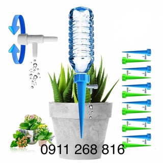 Dụng Cụ Tưới Cây Nhỏ Giọt Tự Động - Vặn Vào Chai Nhựa - Có Van Điều Chỉnh Lượng Nước Nhỏ Giọt