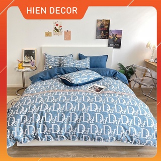 Bộ chăn ga gối Cotton Poly họa tiết Diar phong cách Hàn Quốc đủ size