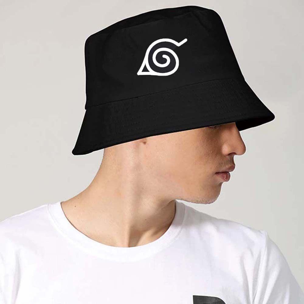 TWINKLE Mũ Bucket Chống Tia Cực Tím Họa Tiết Naruto Phong Cách Hip Hop Nhật Bản Cá Tính Cho Nữ
