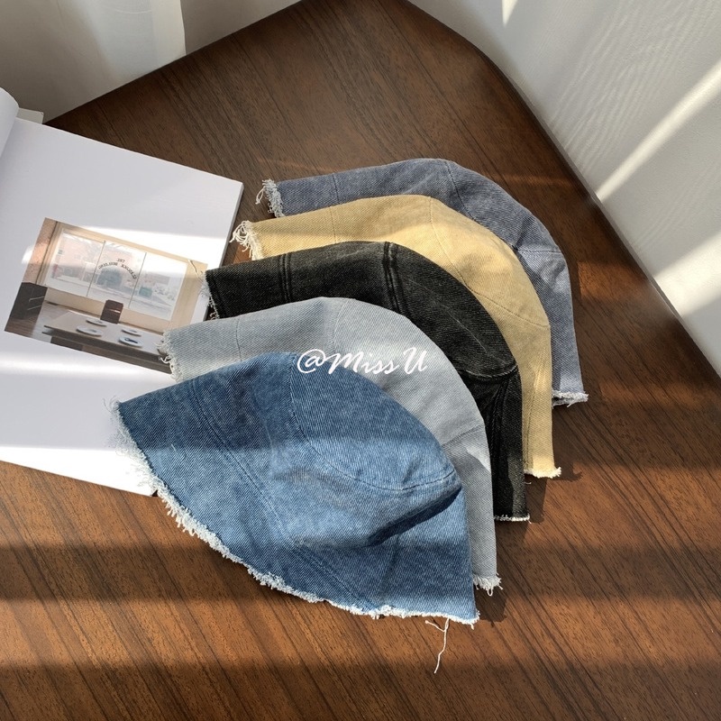 Nón Vành Denim Thời Trang Hàn Quốc Cho Nữ