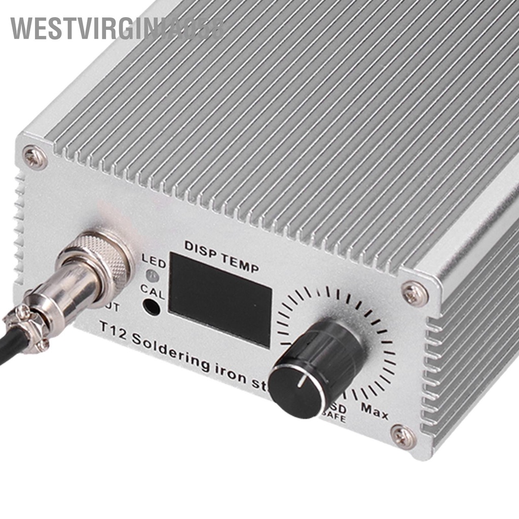 Có thể bán buôn Bộ trạm hàn Màn hình kỹ thuật số Máy điện di động Nhiệt AC 100‑230V T12 Westvirginia058 Hàng giao ngay