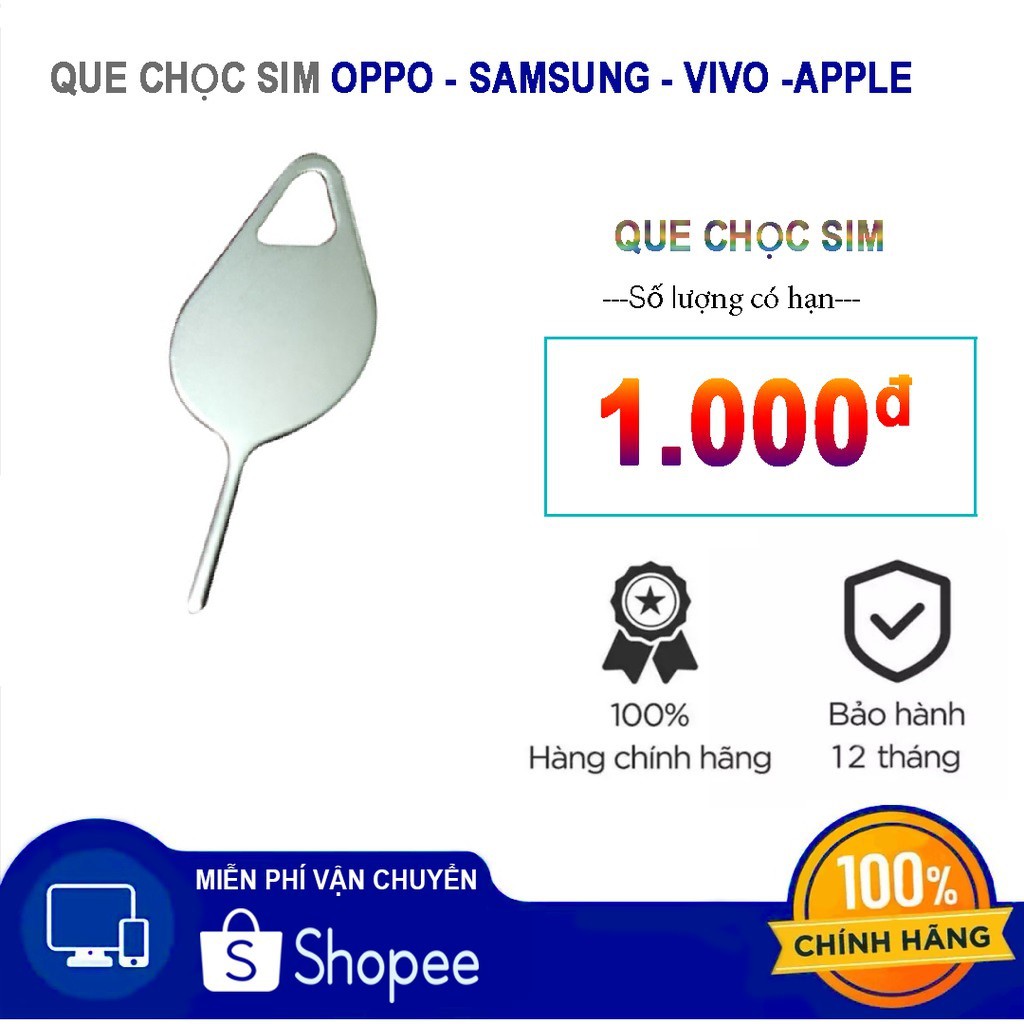 Que chọc sim, cây chọc sim chính hãng - taingheiphonechinhhang