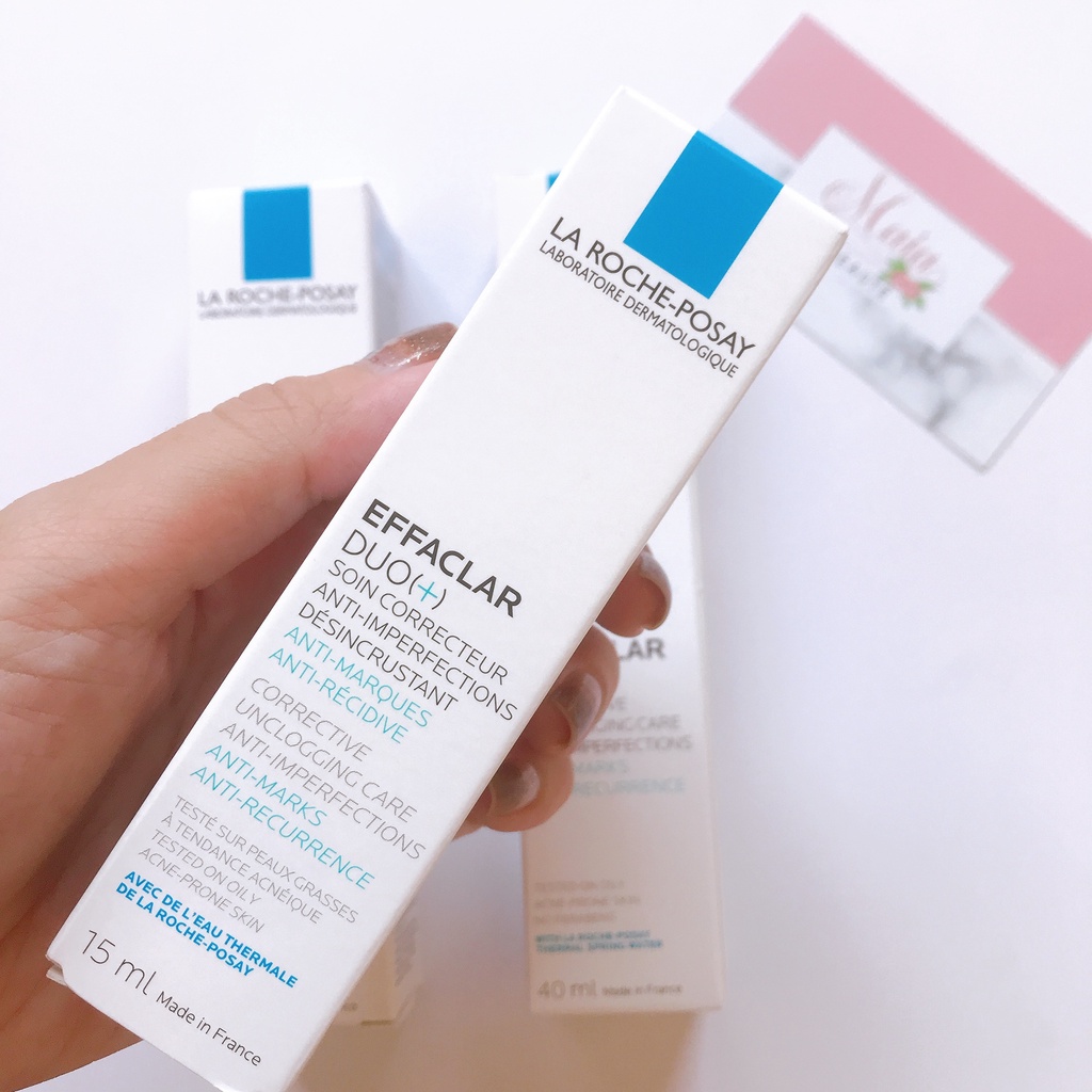 [CHÍNH HÃNG] Kem Dưỡng Giảm Mụn, Ngừa Thâm, Thông Thoáng Lỗ Chân Lông La Roche-Posay Effaclar Duo+