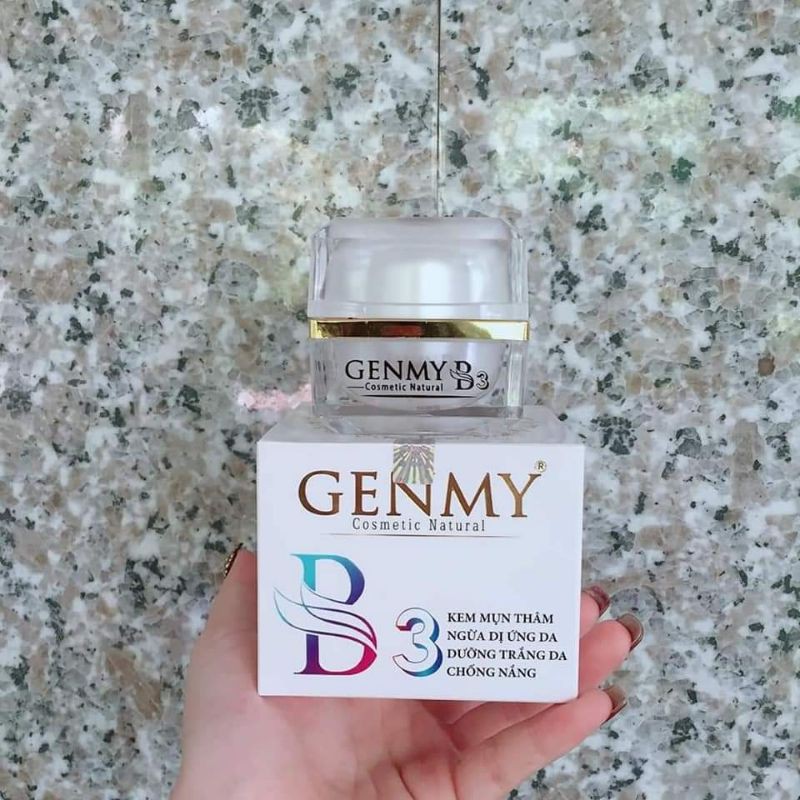 kem genmy b3 mụn thâm chống nắng18g