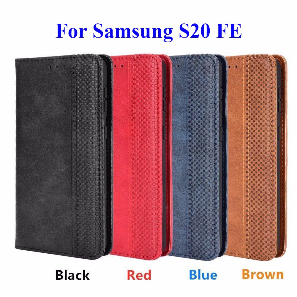 Bao da dạng ví Samsung Galaxy S20 FE (cam kết xịn) hit nam châm, ngăn đựng thẻ ATM tiền tiện lợi