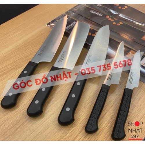 Bộ dao làm bếp cao cấp siêu sắc MASAMOTO nội địa Nhật Bản