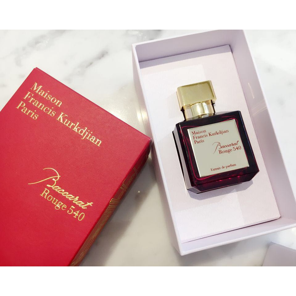 Nước Hoa Nam Nữ Unisex Maison MFK Đỏ Vàng Francis Kurkdjian Baccarat Rouge 540 Nồng Độ EDP 10/70/200ml - A.M Store