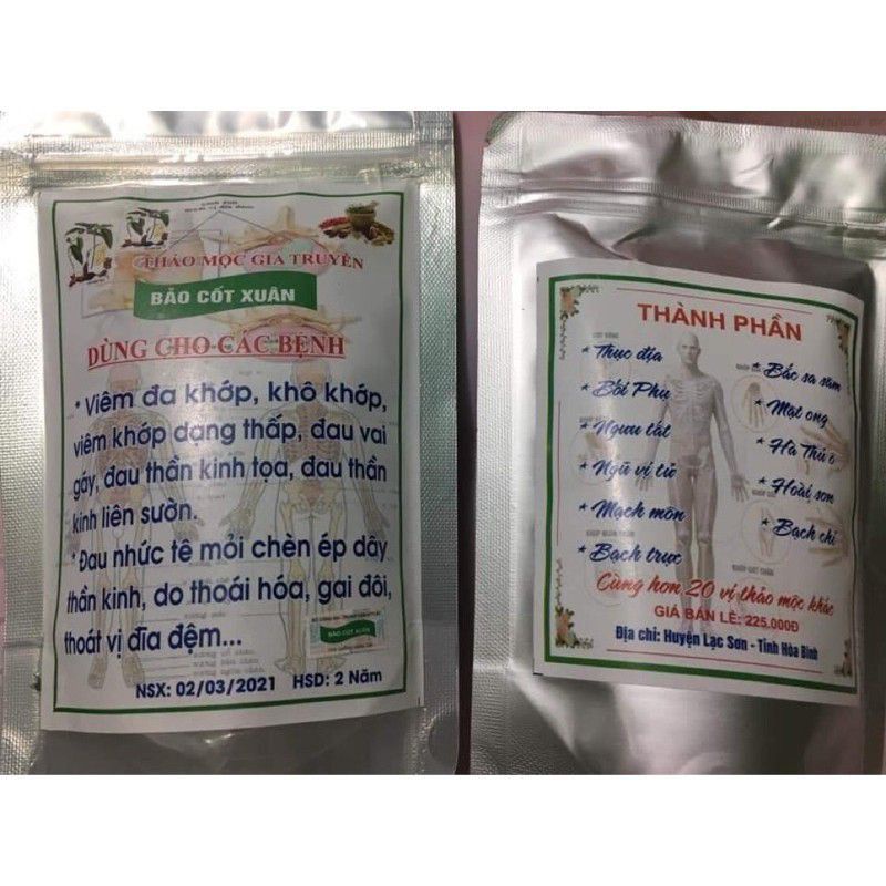BẢO CỐT XUÂN gia truyền xương khớp chuyên dùng đau xương khớp