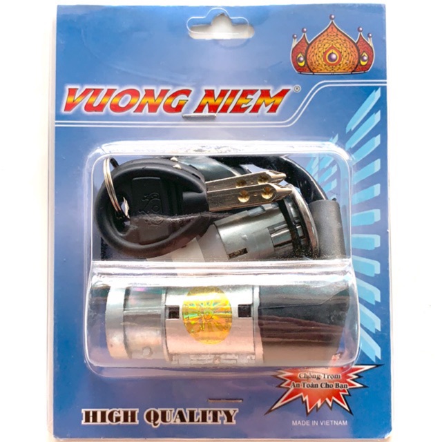 Bộ ổ khoá xe Wave Vuong Niem chính hãng