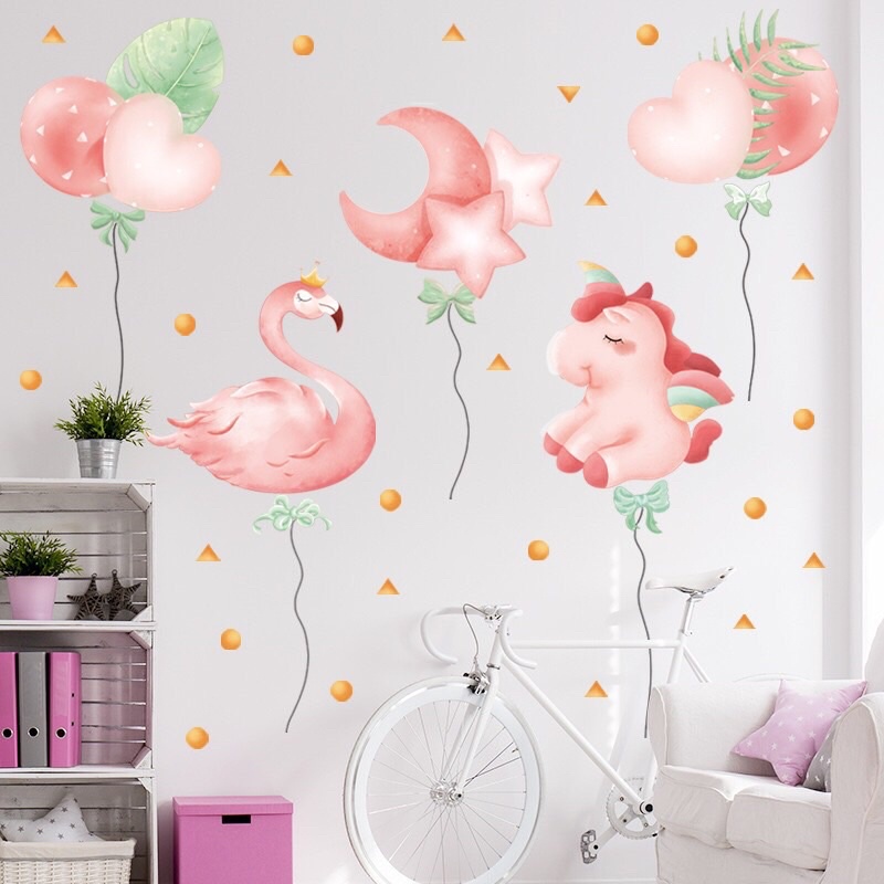 Decal dán tường phòng khách , phòng ngủ, phòng cho bé