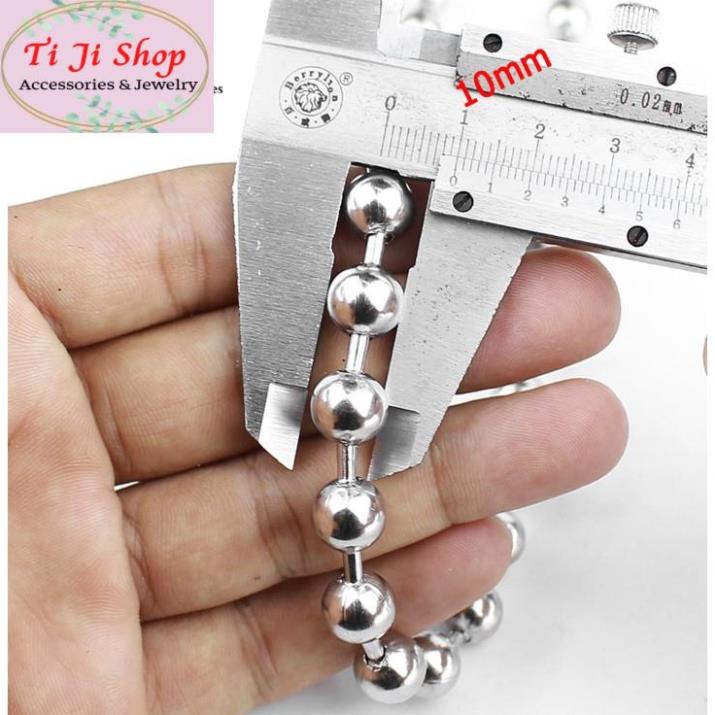 DÂY CHUYỀN BI INOX TO 10LY KHỦNG ĐẸP GIÁ TỐT - chuẩn thời trang - mang phong cách
