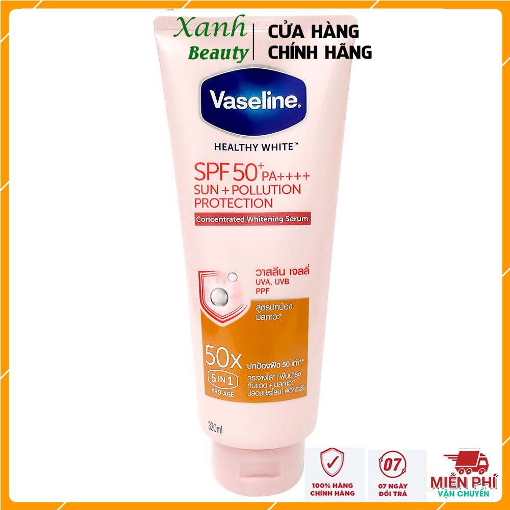 Sữa Dưỡng Thể Vaseline 50x 320ml