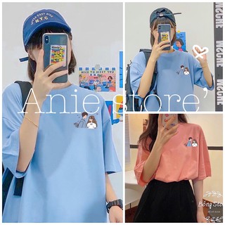 Áo thun tay lỡ unisex form rộng là mẫu áo phông nữ trơn đẹp A002