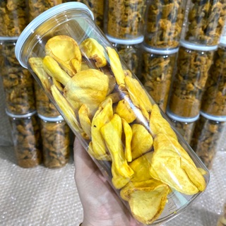 200g mít sấy giòn nguyên cánh lon pet