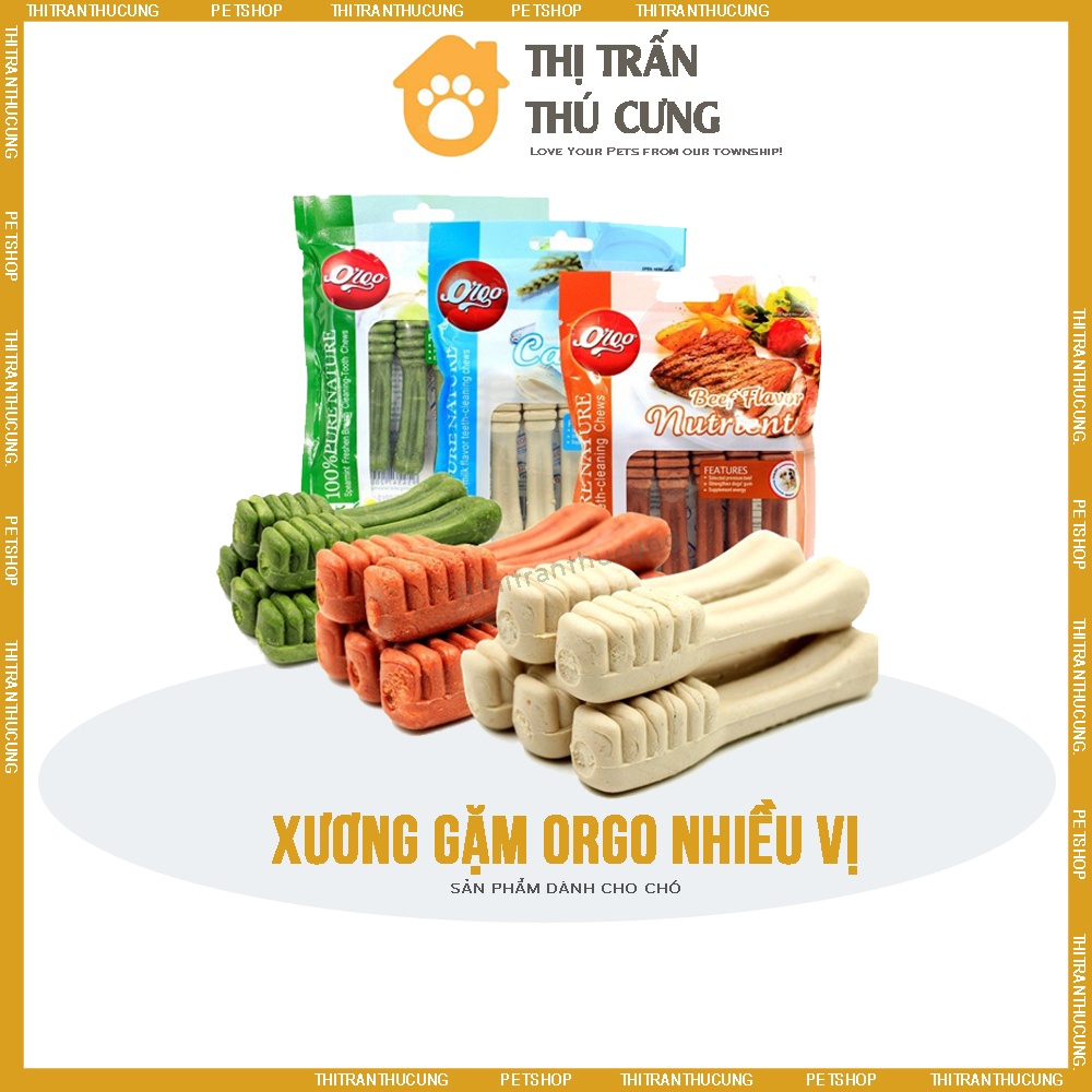 Xương Gặm Orgo Sạch Răng Thơm Miệng Cho Chó