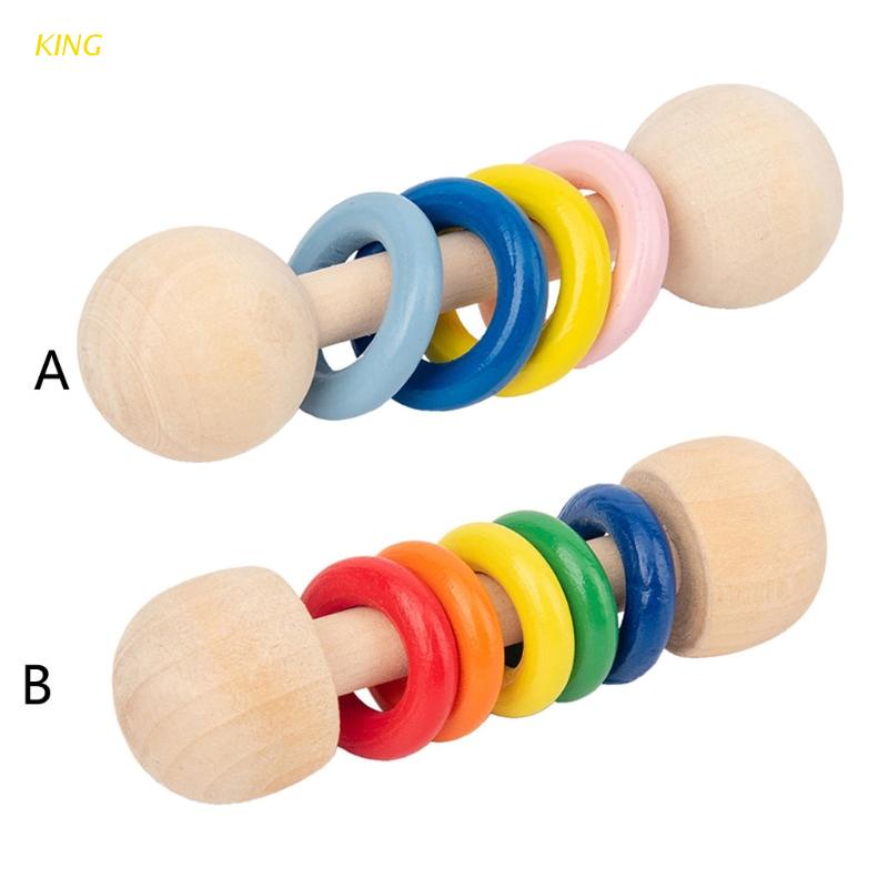 1 Lục Lạc Đồ Chơi Bằng Gỗ Cho Bé Đang Mọc Răng