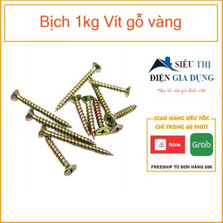 Bịch 1kg Vít gỗ vàng