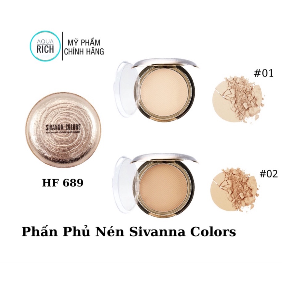 Phấn Phủ Dạng Nén Kiềm Dầu SIVANNA - HF689