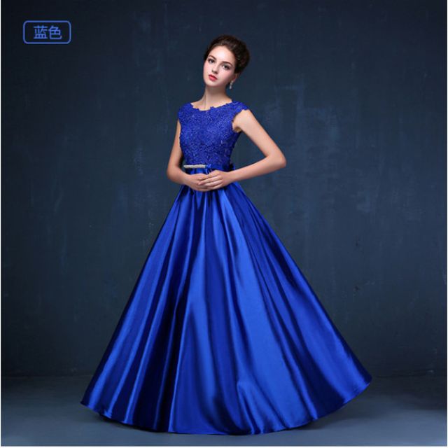 ĐẦM MAXI PHỐI REN KÈM ĐAI EO