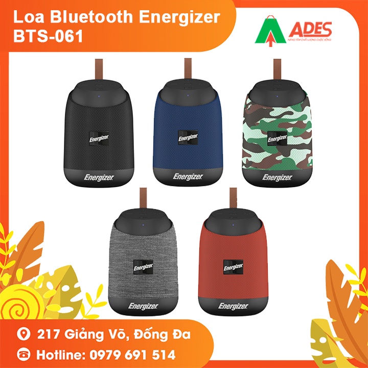 Loa Bluetooth Di Động Energizer BTS 061 - Bảo Hành Chính Hãng 2 Năm