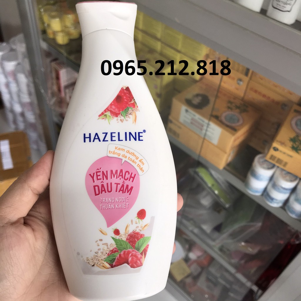 Sữa dưỡng thể trắng da Hazaline 230ml hồng