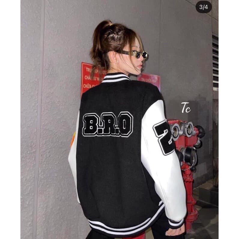 Áo Bomber 21 Unisex ⚡ Casper.Store | FREESHIP | ⚡ Áo khoác dài tay form rộng dáng suông thiết kế trẻ trung, basic | BigBuy360 - bigbuy360.vn